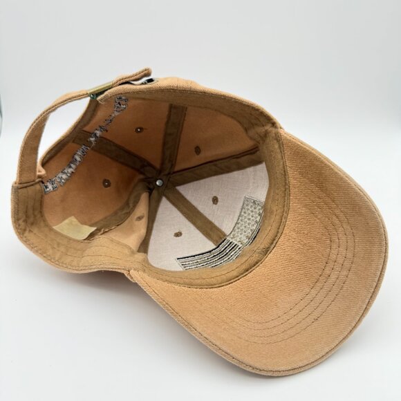 AMERICAN HERITAGE Tan “Freedom Isn’t Free” Flag Cap – Soft Washed Cotton Dad Hat - Picture 9 of 11